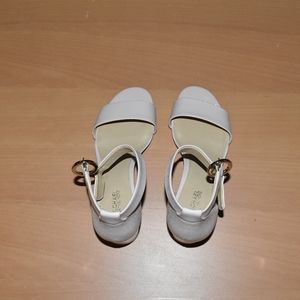 Brand New mauve pink Michael kors wedge Lena sandals